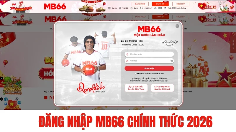 Đăng Nhập MB66 Chính Thức 2026 – Vào Tài Khoản Nhanh & An Toàn